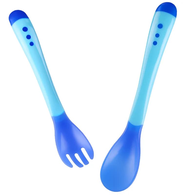 Baby Heat Sensing Spoon and Fork Set
