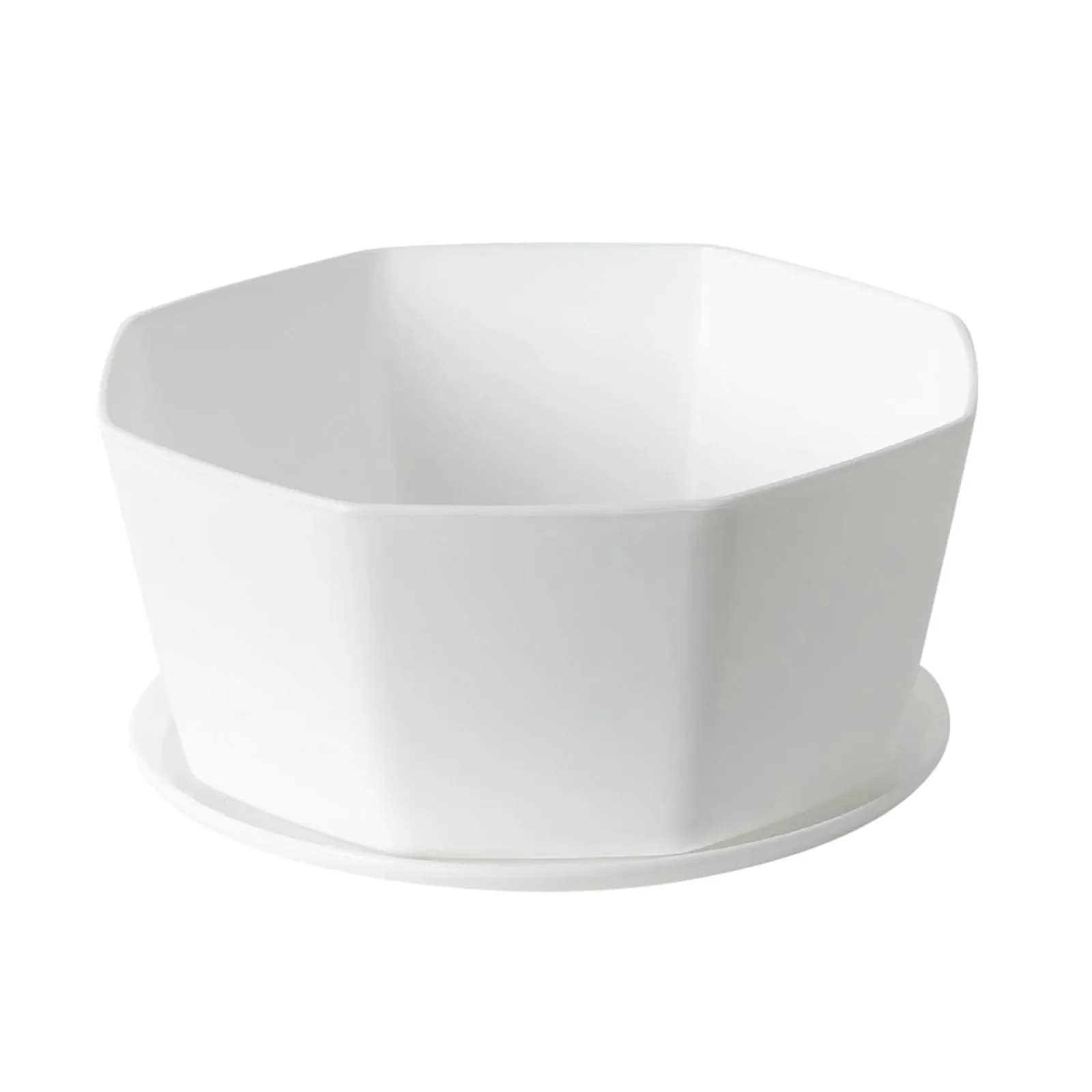 Plastic Flower Pots with Drainage and Saucers