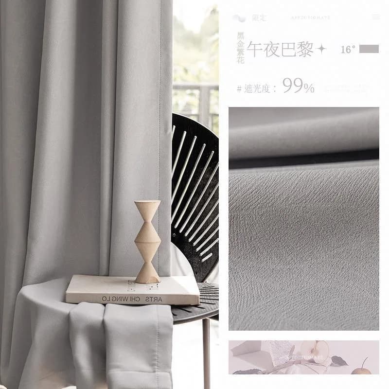 Thermal Insulation Curtains with Melon Pattern