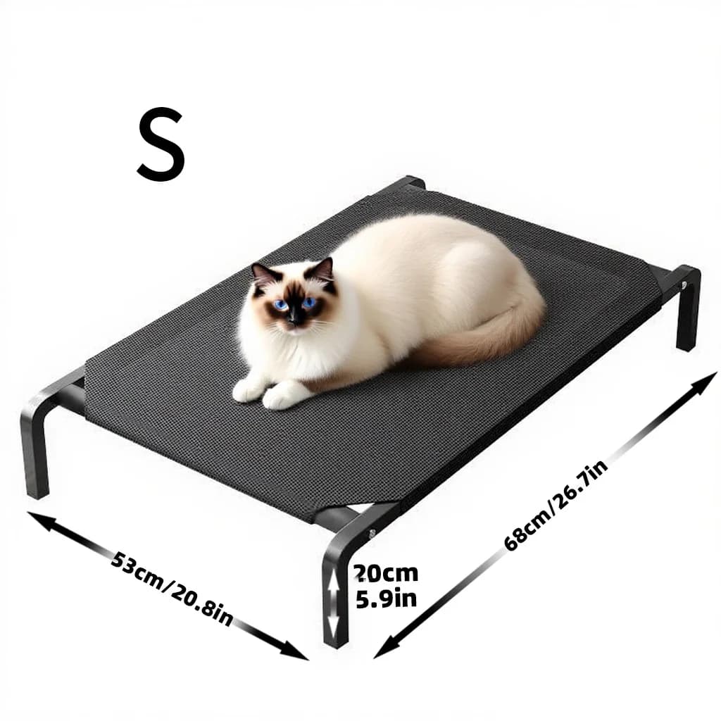 Elevated Waterproof Dog Bed with Removable Cover