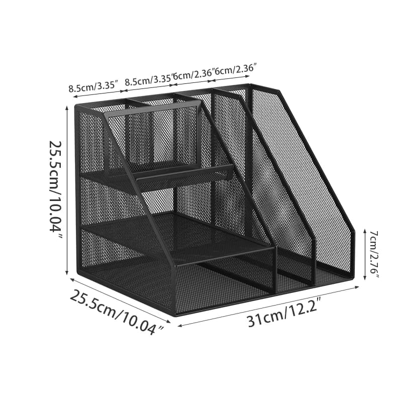 A4 Desk File Organizer Rack