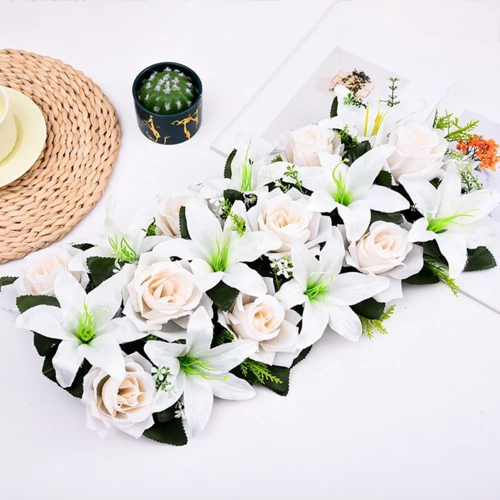Artificial Rose Flower Arch Decor