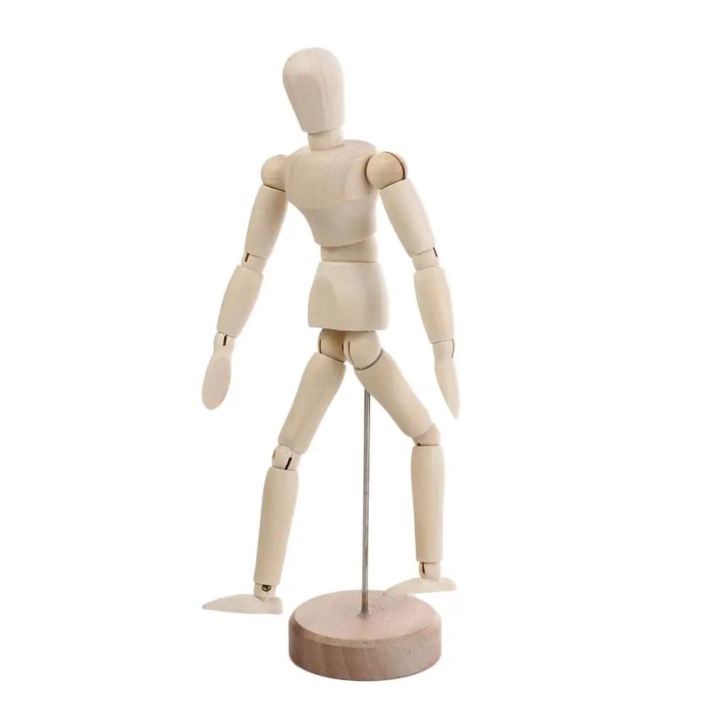 Wooden Articulated Mannequin Figure