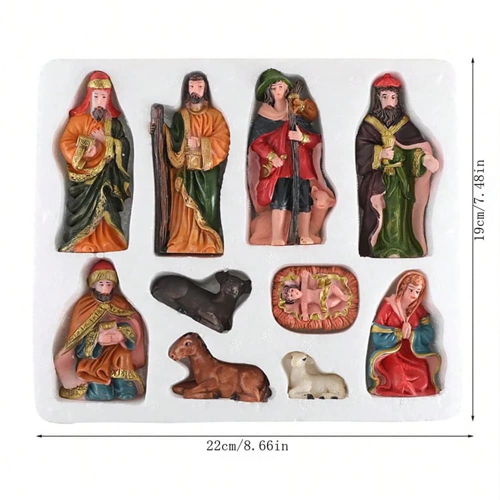 Nativity Scene Figurine Set