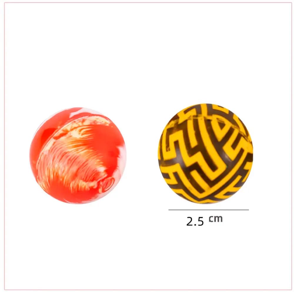 10-50Pcs Bouncy Ball Toys Kid Birthday Party Favors Gifts for Guests Rubber Bouncing Ball Pinata Goody Bag Fill Prizes
