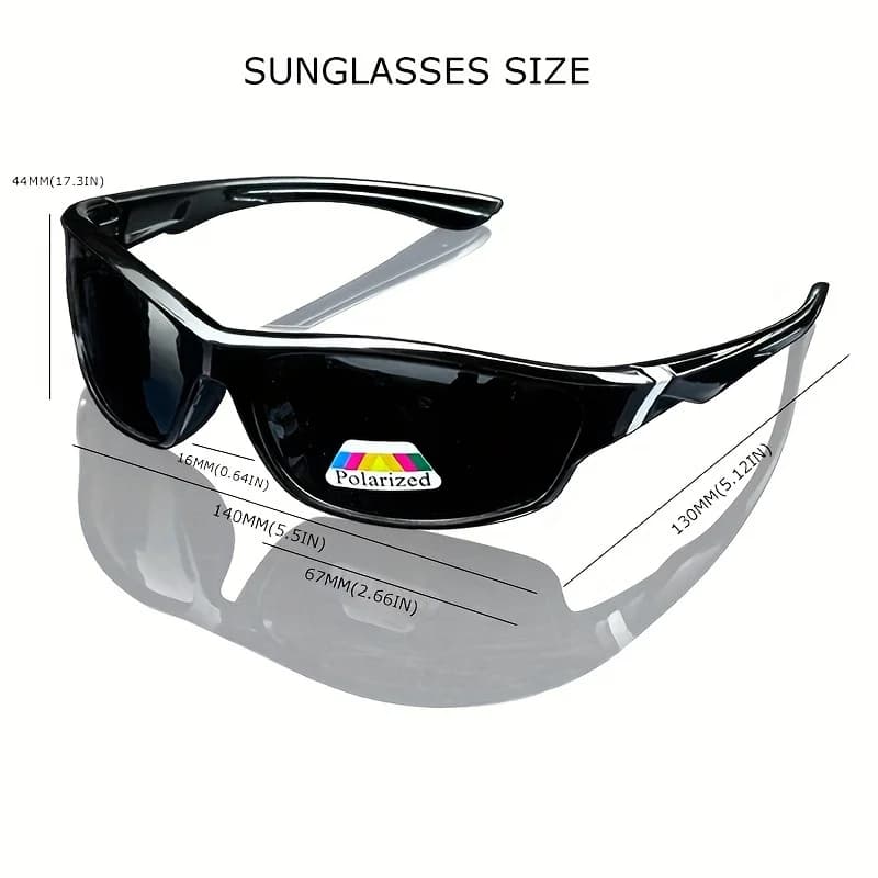 1/3PCS Vintage Sports Sunglasses Men Women Fishing Running Cycling Mountaineering Sport Man Sun Glasses Anti-Glare UV400