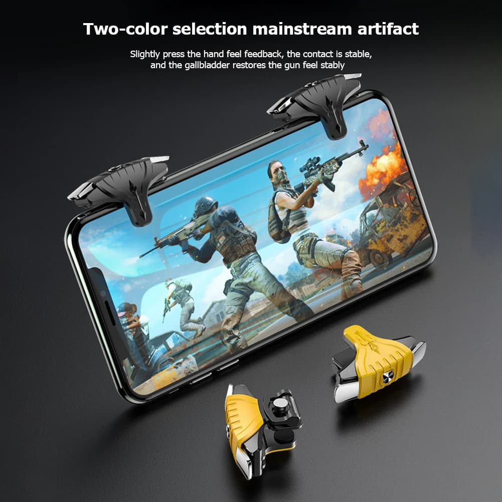 Electronic Machine Accessories F01 1 Pair Gamepad Joystick Button Trigger PUBG Gaming Mobile Controller Shooter