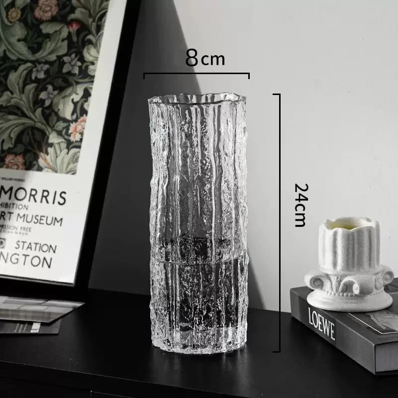 Transparent Glass Vase