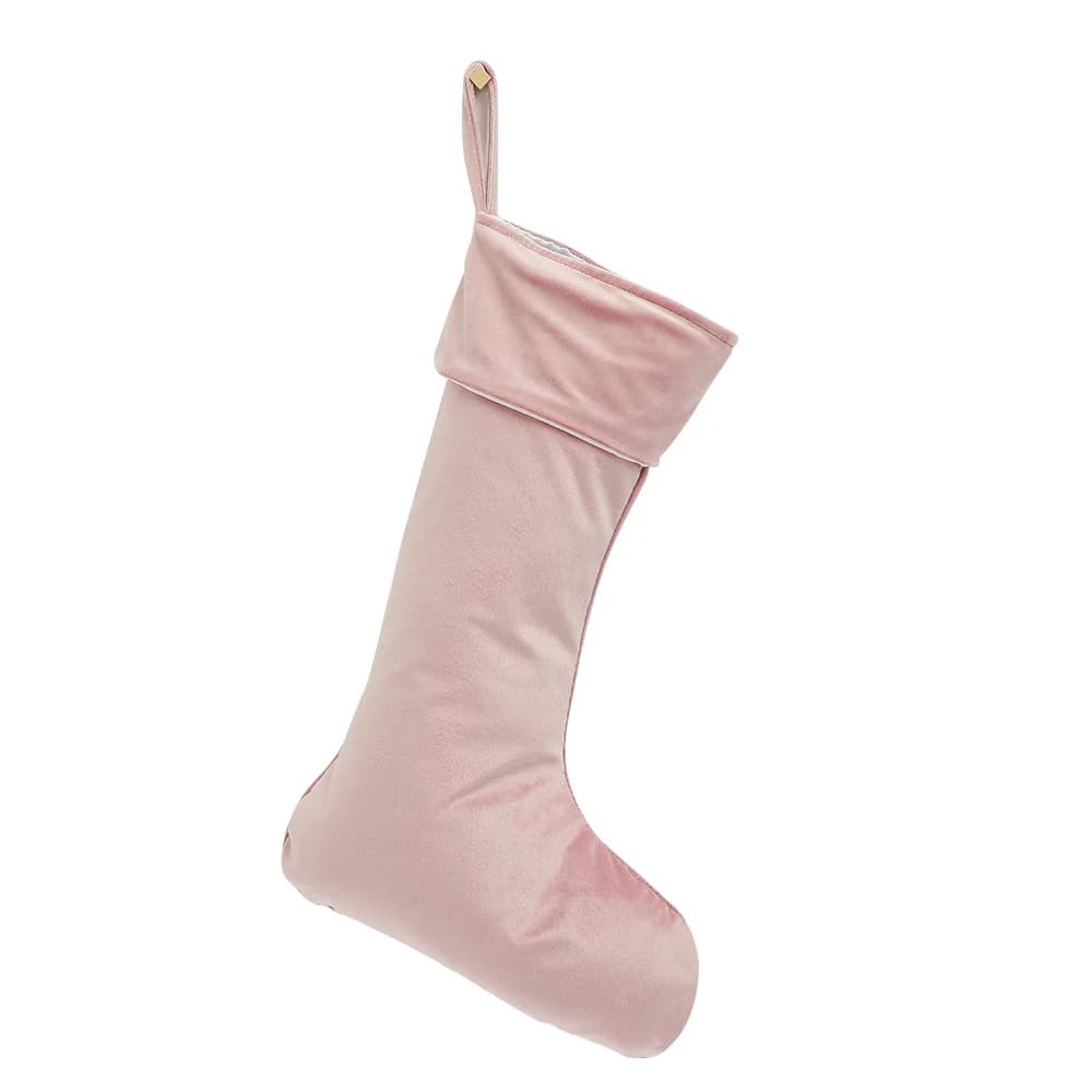 Velvet Christmas Stocking for Kids