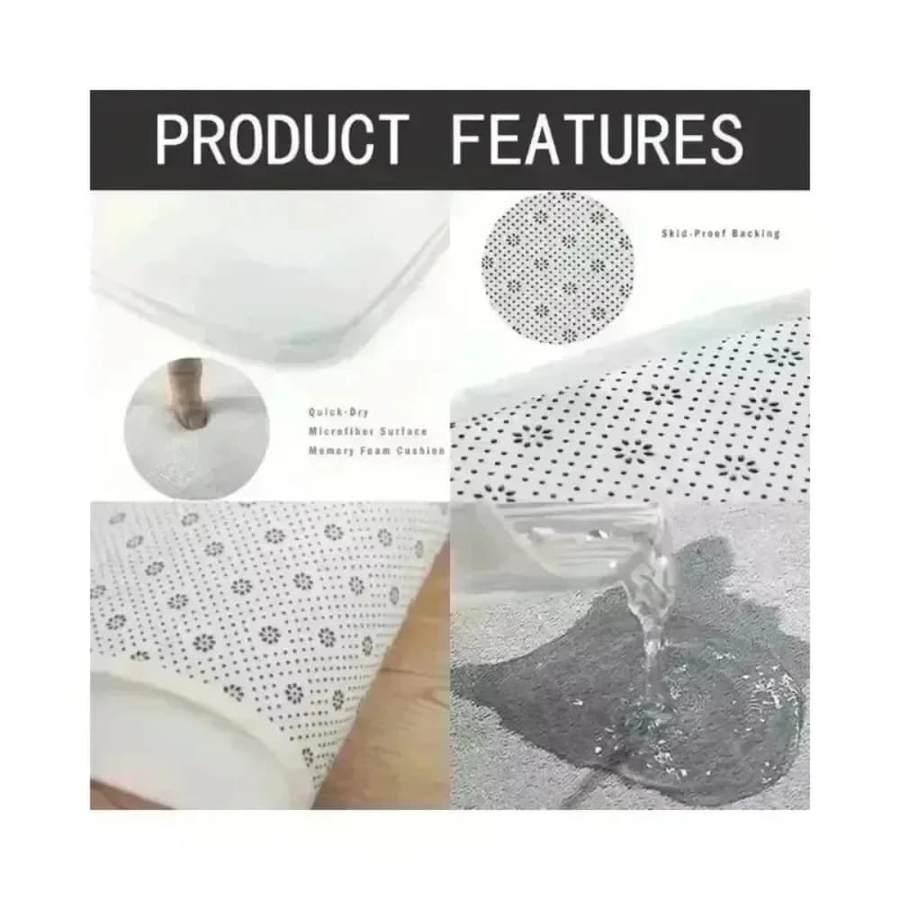 Modern Geometric Abstract Floor Mat
