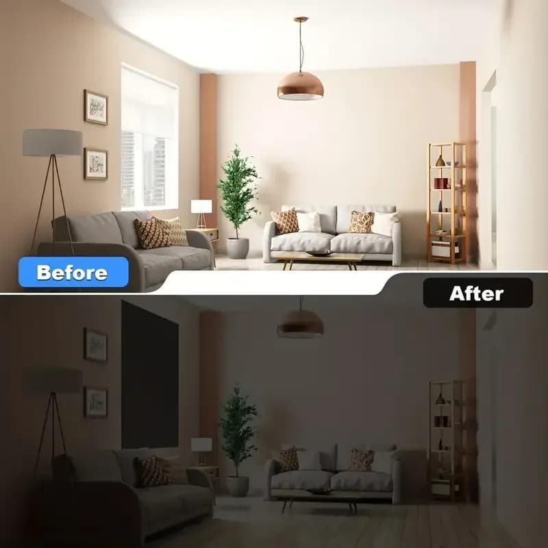 Blackout Window Film Self-Adhesive