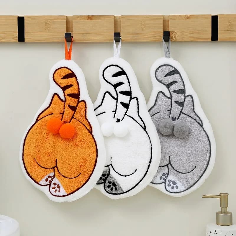 Cartoon Animal Hand Towel