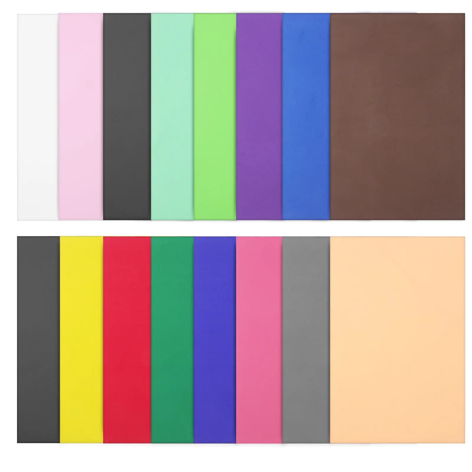 Multicolor Craft Foam Sheets A4 Pack of 20