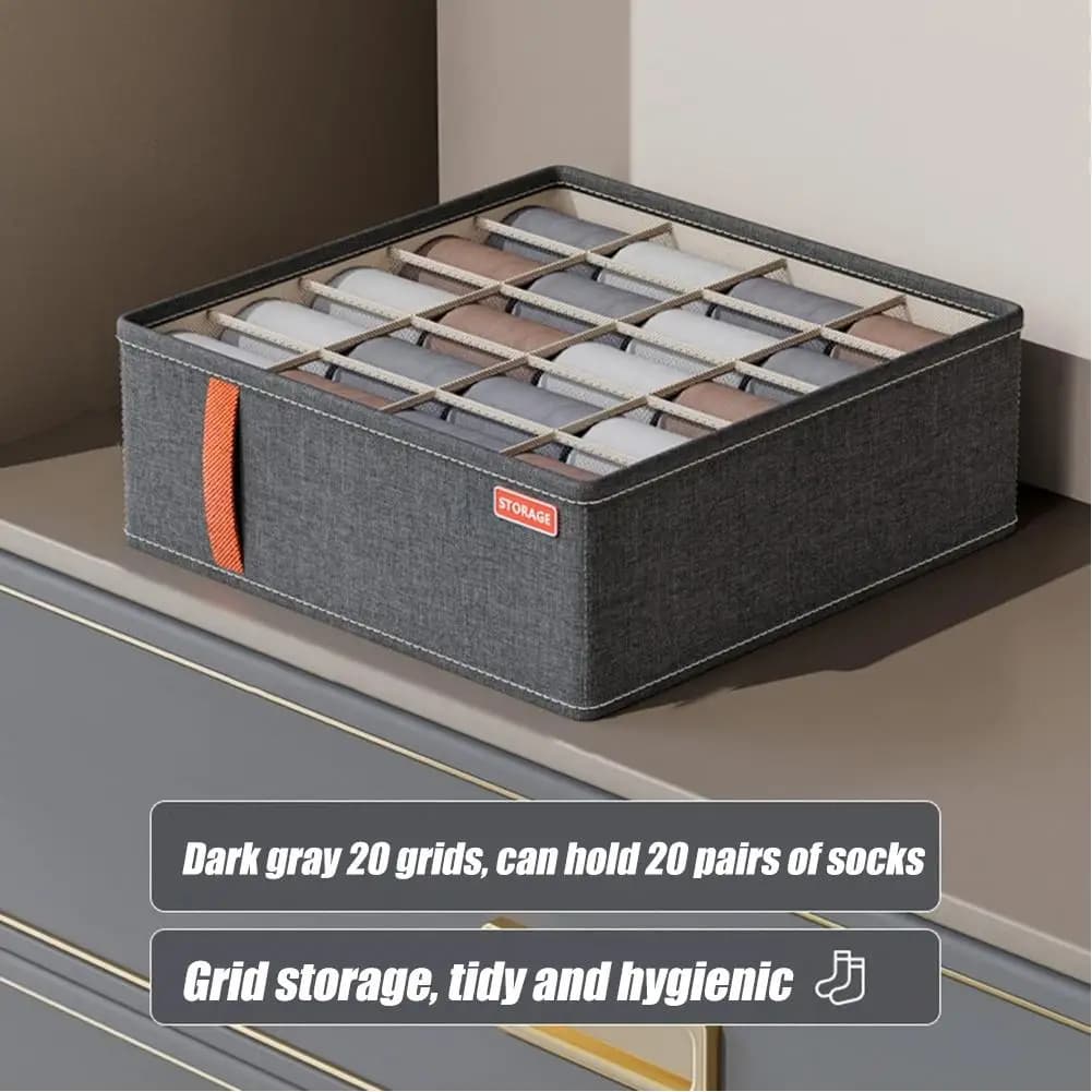 Underwear Organizers Socks Bra Storage Box Cabinet Drawer Organizer Storage Clothes Arrange Household Classified Storage Case