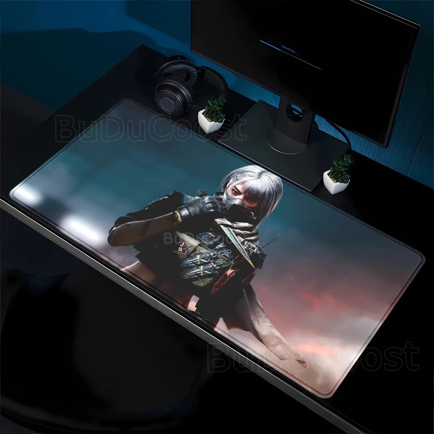 PC Game Delta Force Large mouse pad For Gaming mousepad with Stitched Edges and Non-Slip Rubber Base Extended game accessories