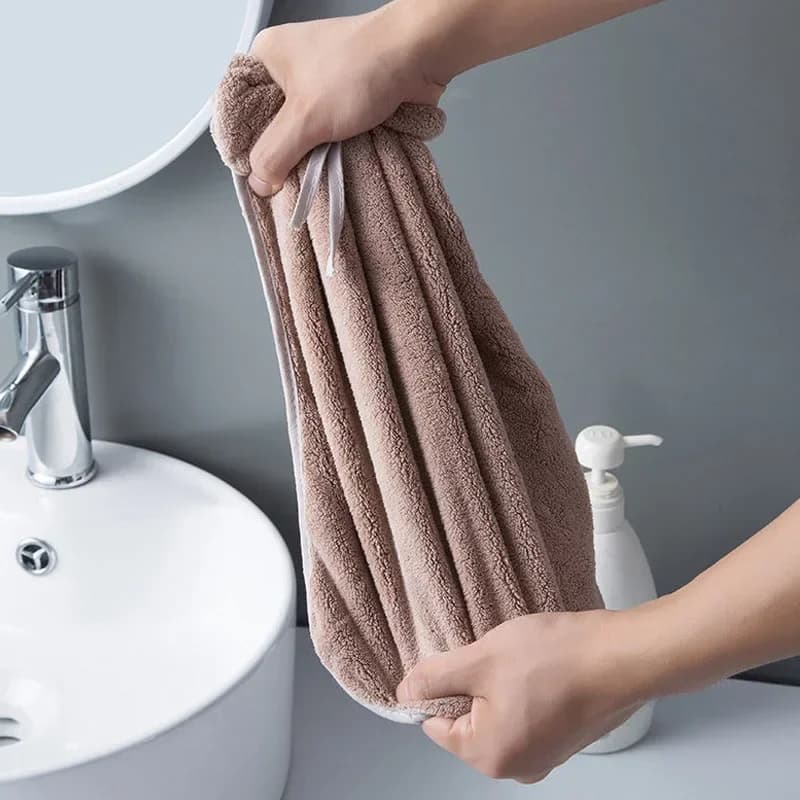 Bowknot Coral Fleece Hand Towels