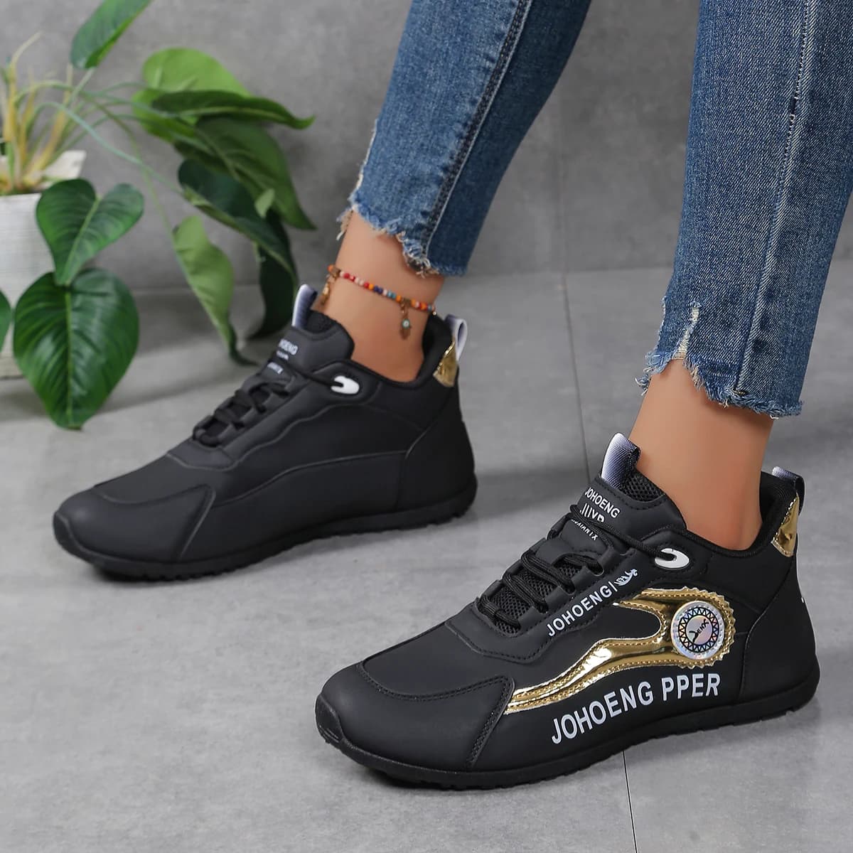 Women's Waterproof Lightweight Casual Sports Sneakers