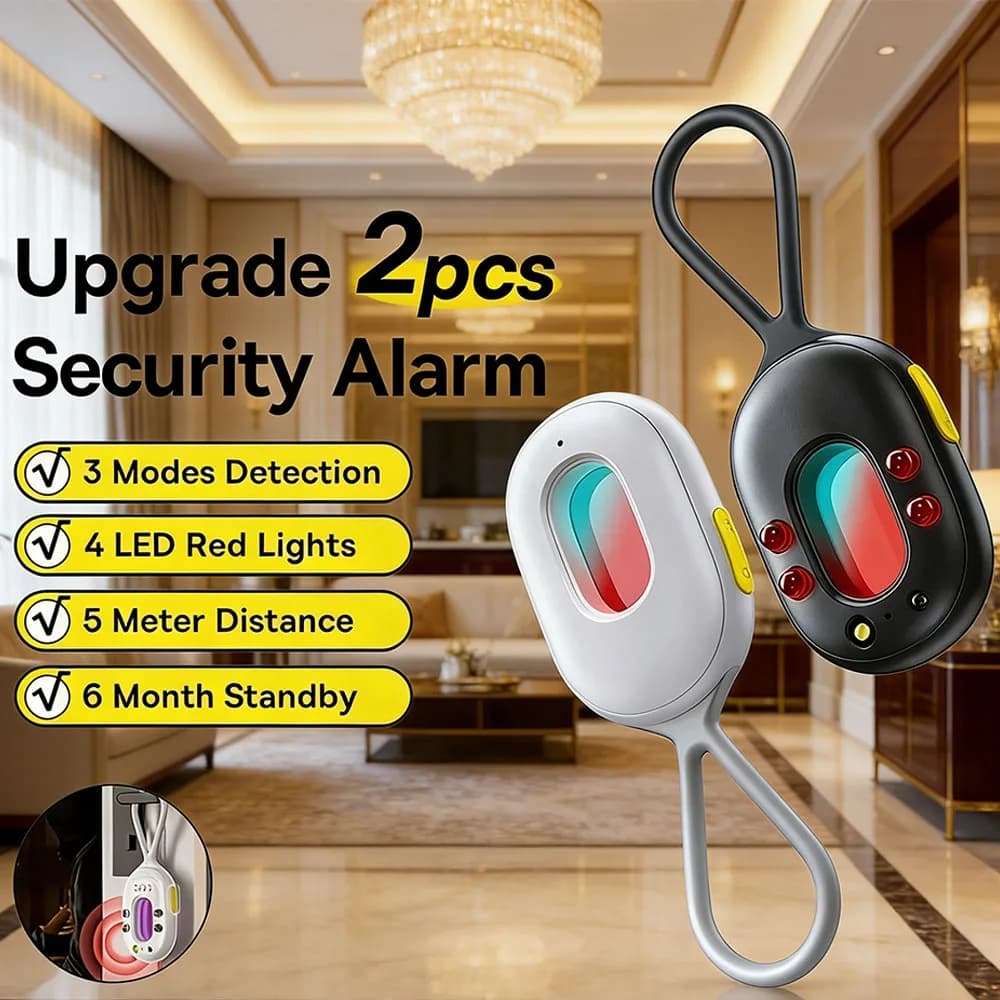 2-in-1 Door & Window Alarm with Hidden Camera Detector