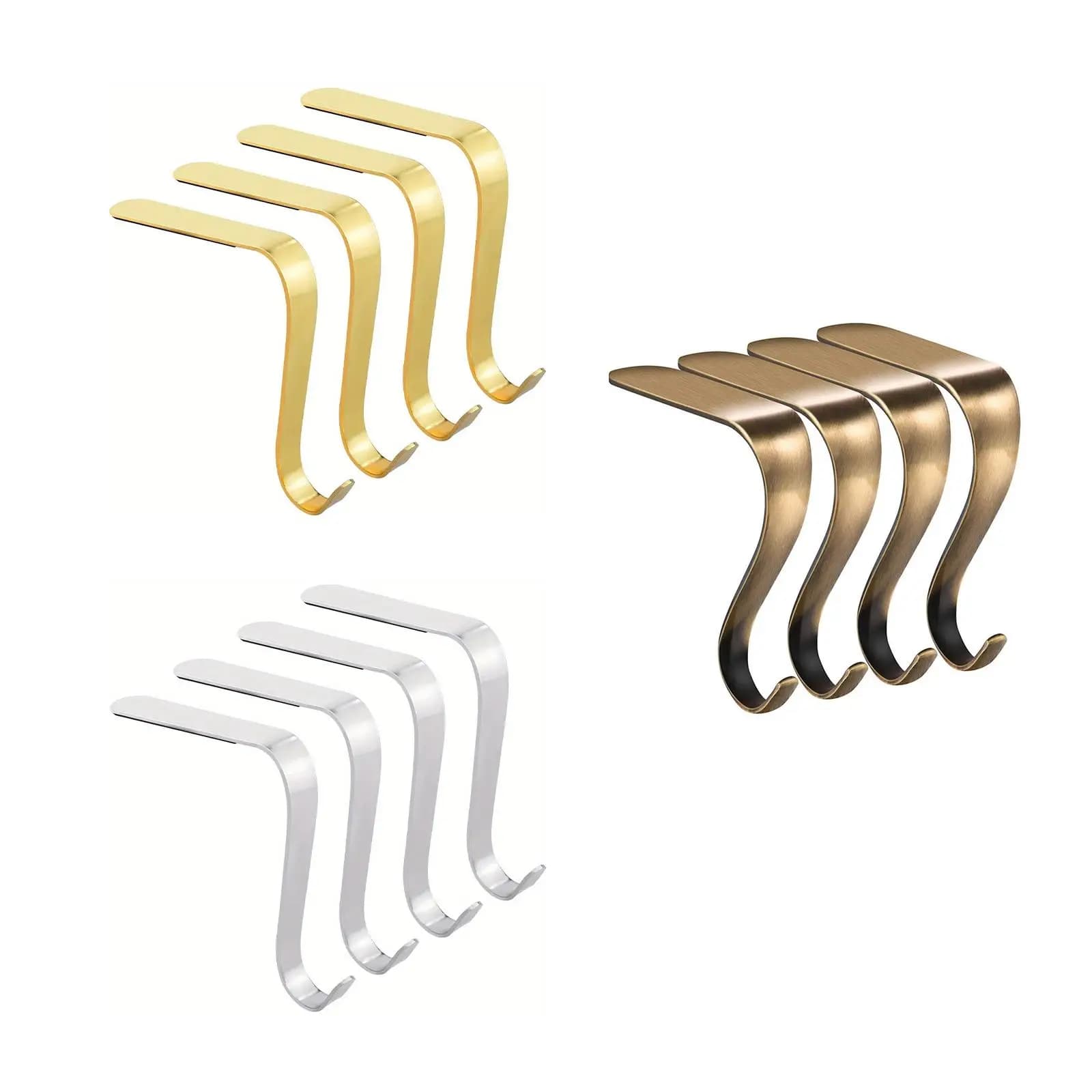 Adjustable Fireplace Stocking Holder Hooks