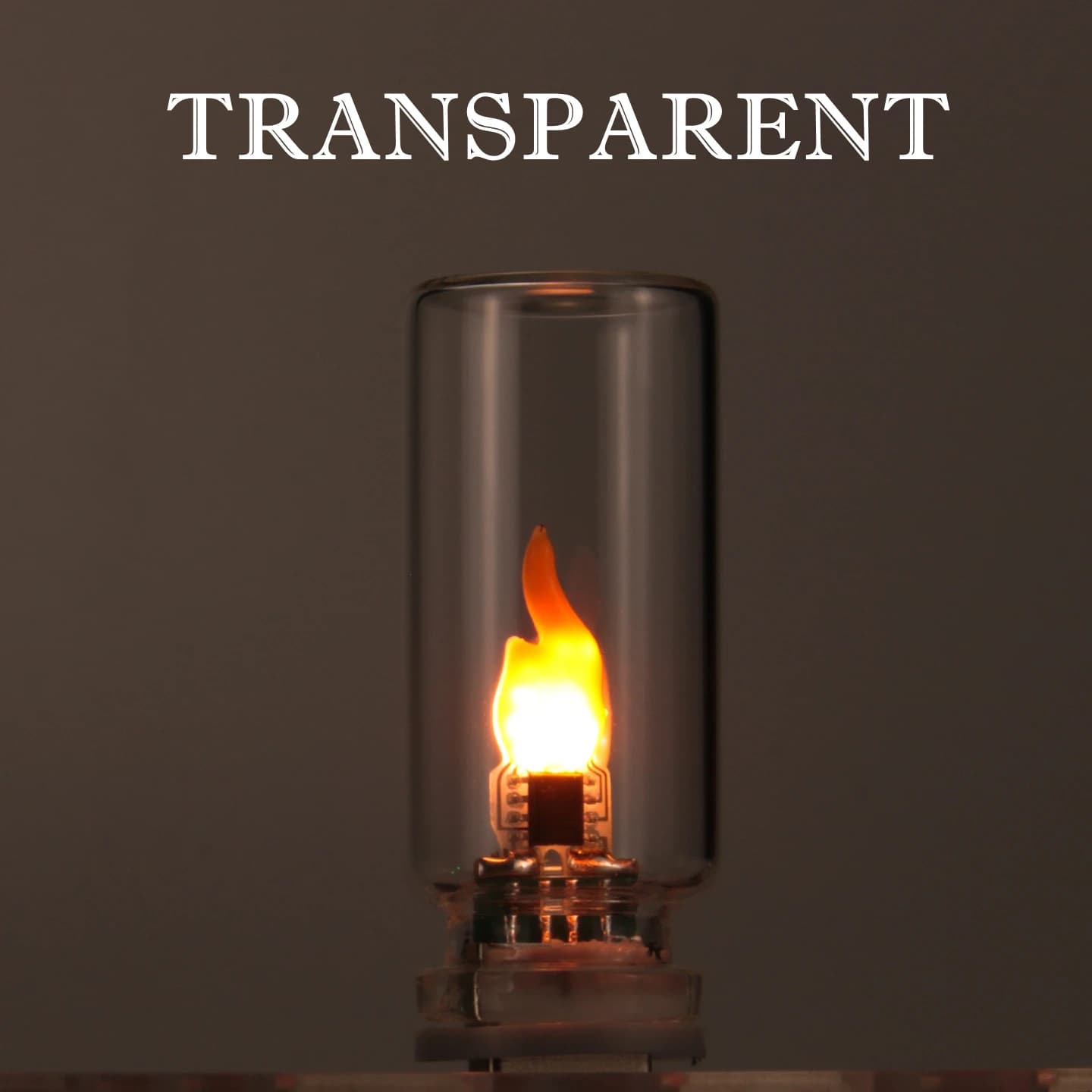 USB Flame Flickering LED Frosted Clear Glass Candle Night Light Simulated Flame for Car Home Room Laptop PC Festival Decoration