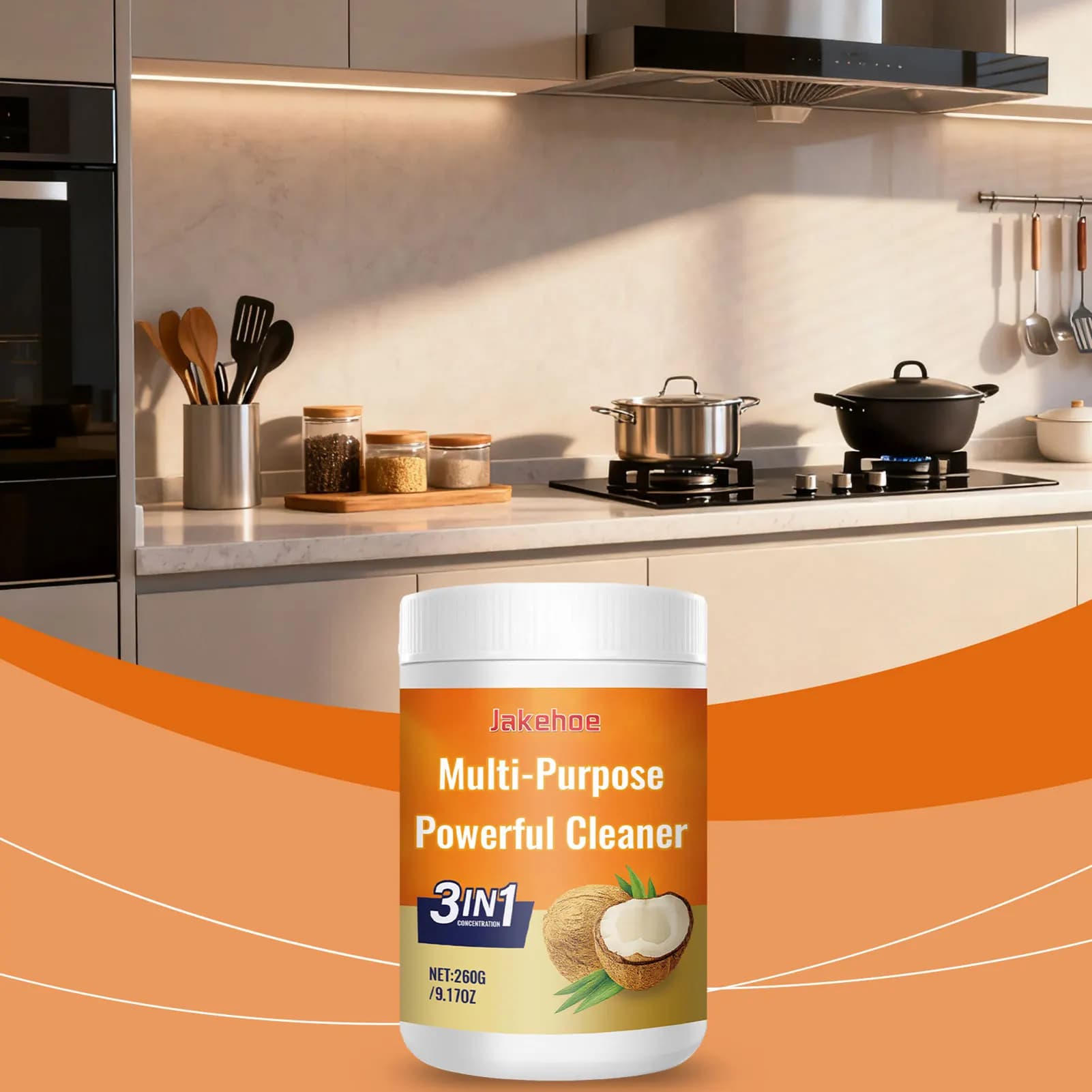 Heavy-Duty Kitchen Cleaner Powder