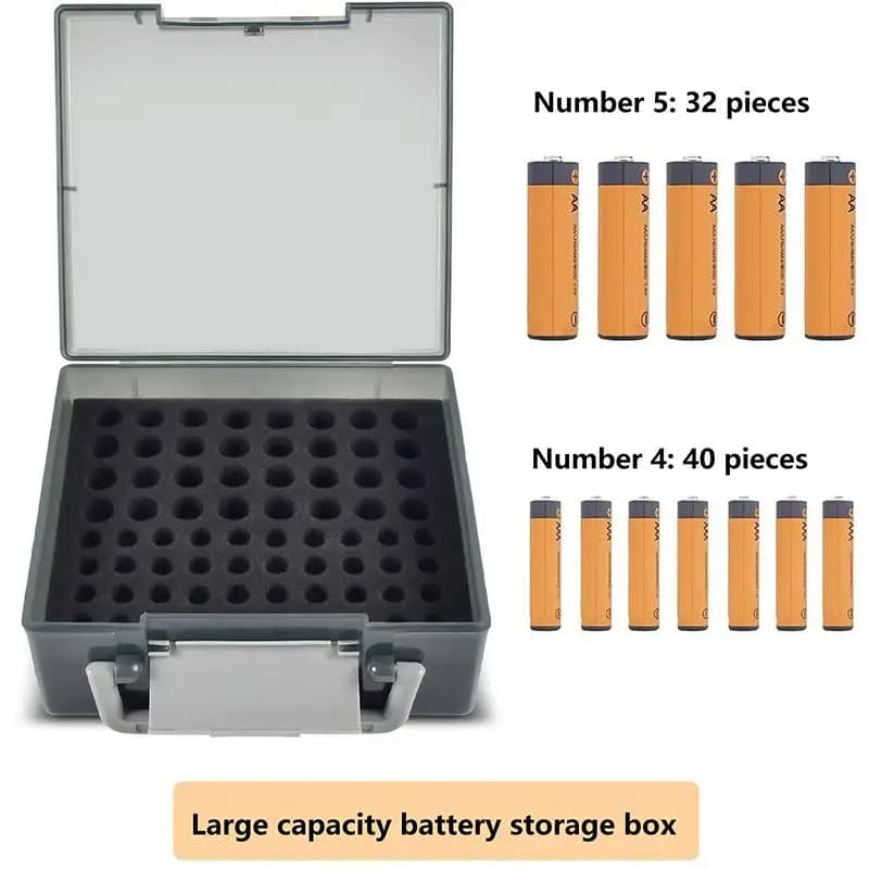 Battery Storage Organizer Case