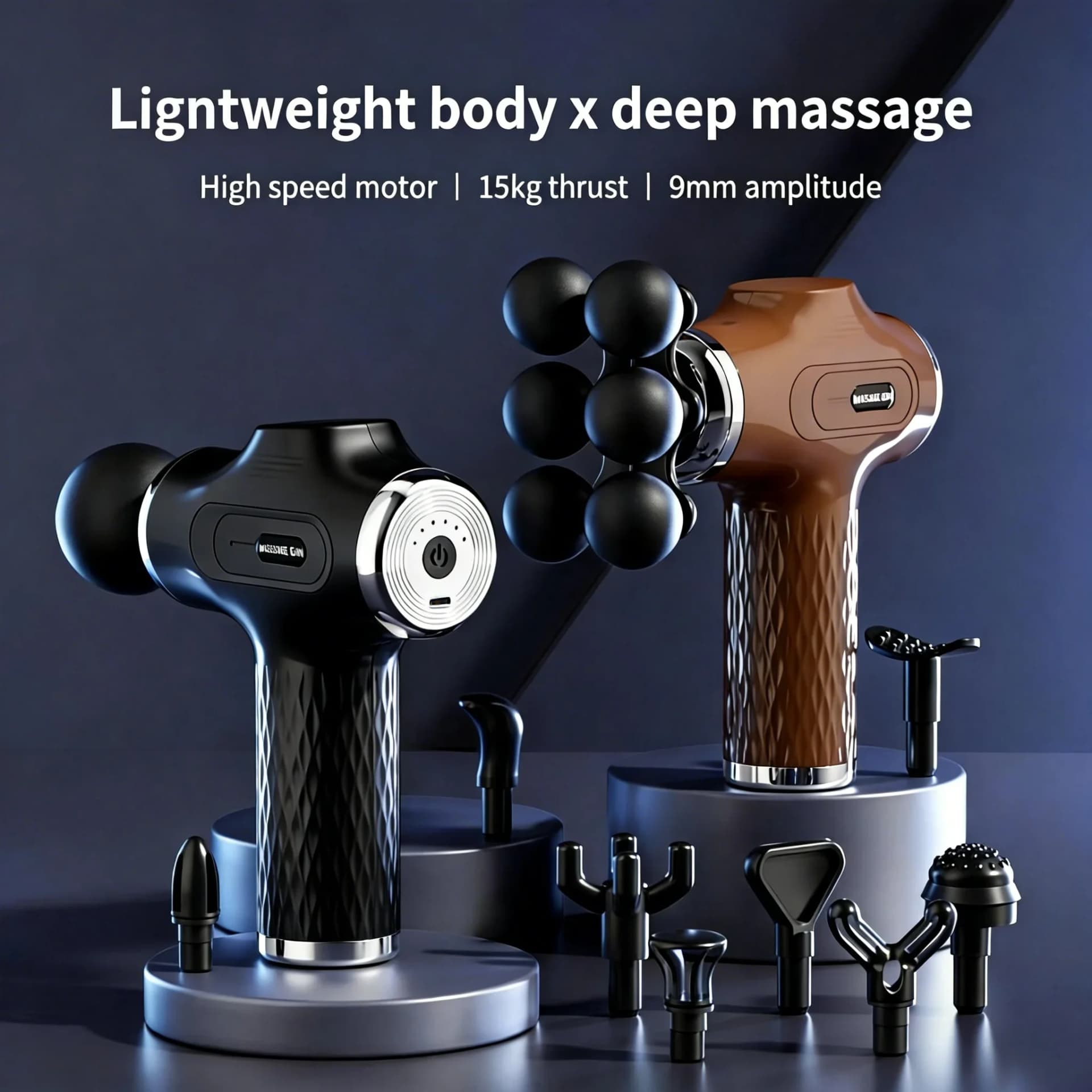 10 head massage gun muscle relaxation electric vibration fascia gun for relaxing the body and massaging handheld massager