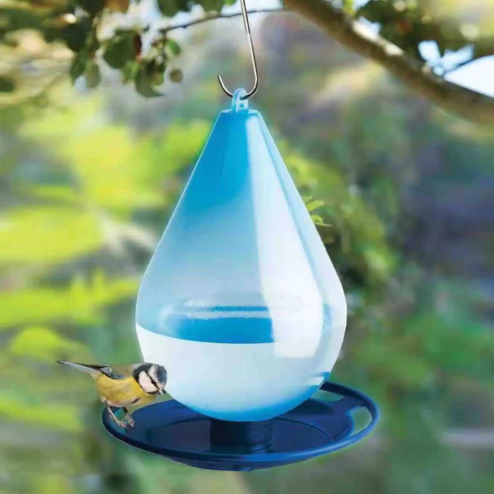 Droplet Bird Waterer with Perch