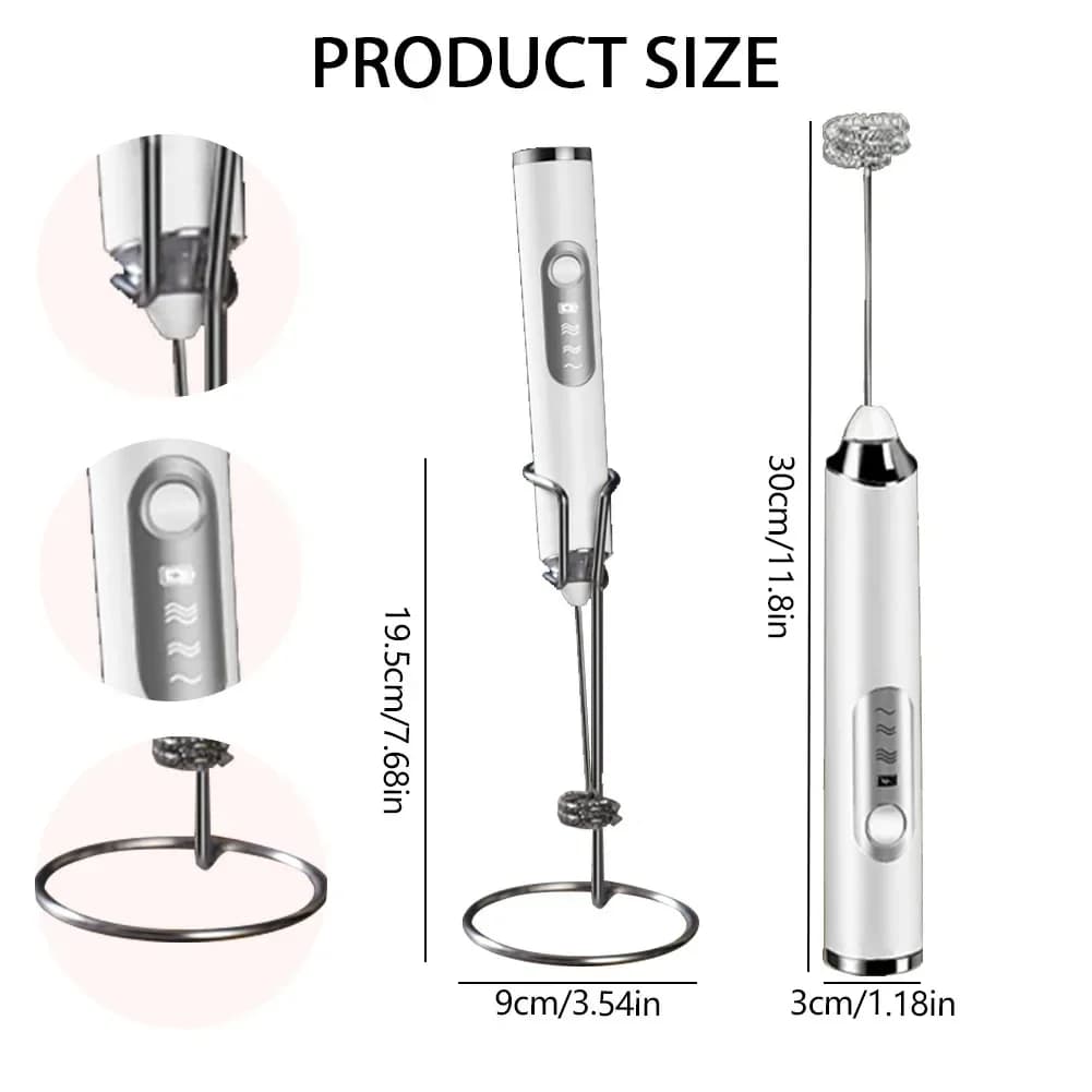 Cordless Home Kitchen Gadgets Electric Kitchens Accessories Milk Mixer Frother Mini Coffee Egg Beater Beating Tools Dining Bar