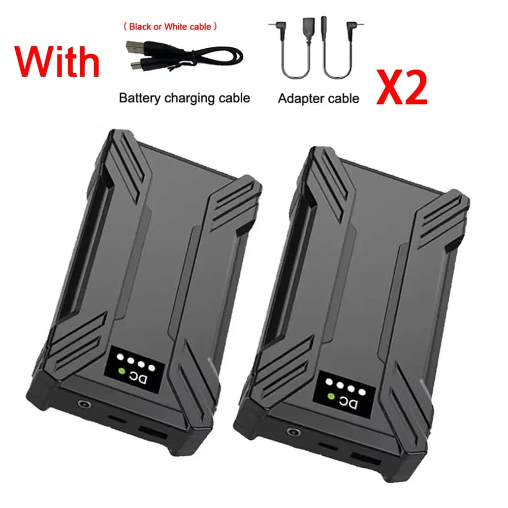 Dual-Mode Power Bank with Cooling Fan and Heated Vest Support