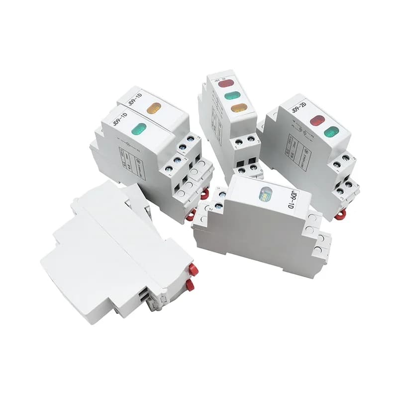 LED Pilot Lamp 24V 230V AC/DC Din Rail Industrial  Single Double Light Display Three Light Indicator
