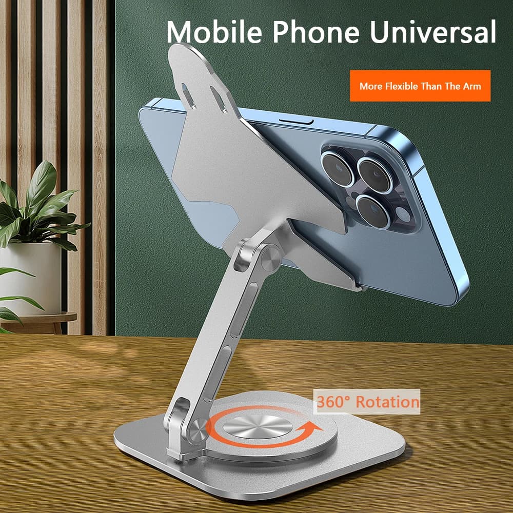 Universal Aluminum Smartphone Desk Stand
