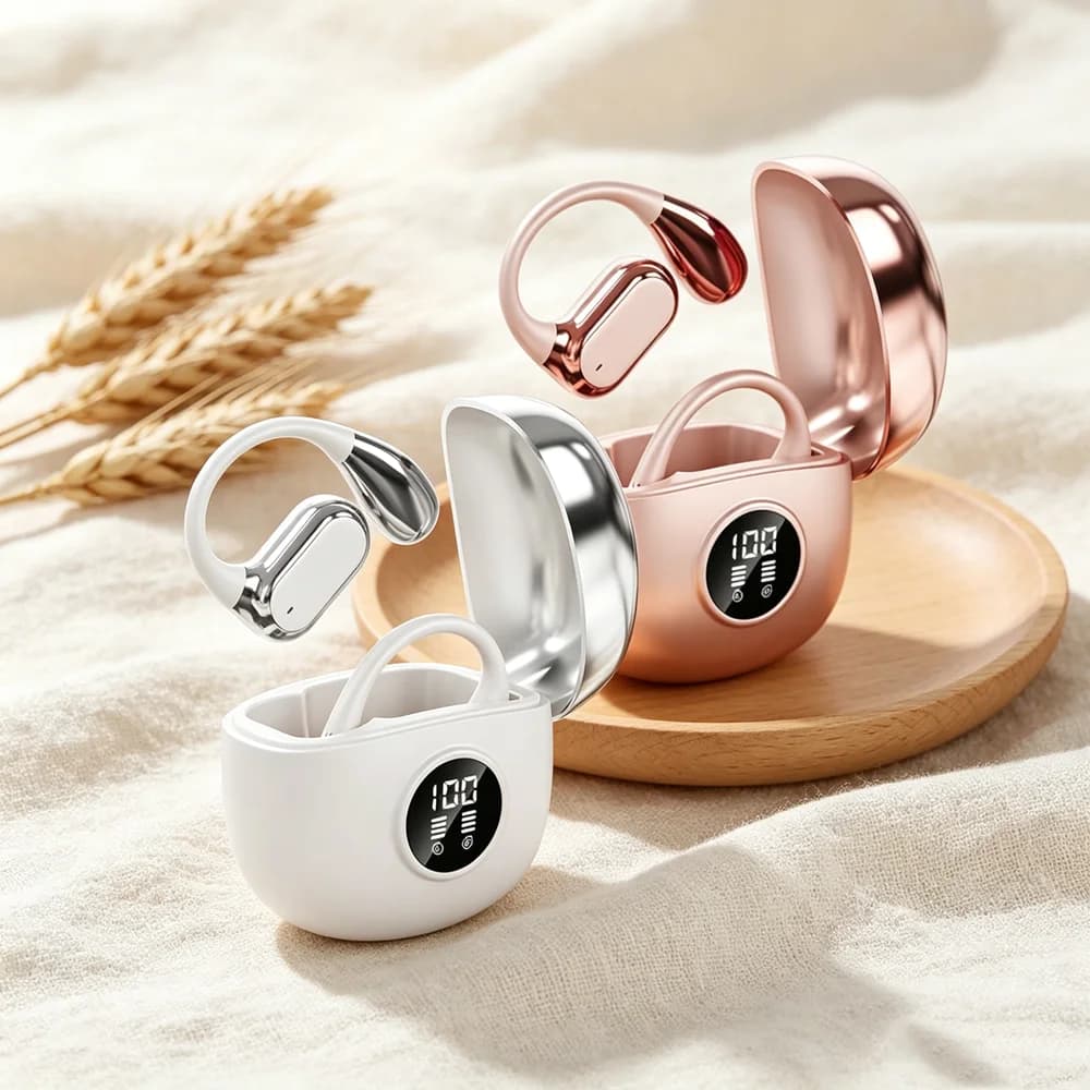 Wireless Earbuds Wireless Headphones Lightweight Bluetooth Earphones Are Designed for Secure Fit During Intense Workout Sessions