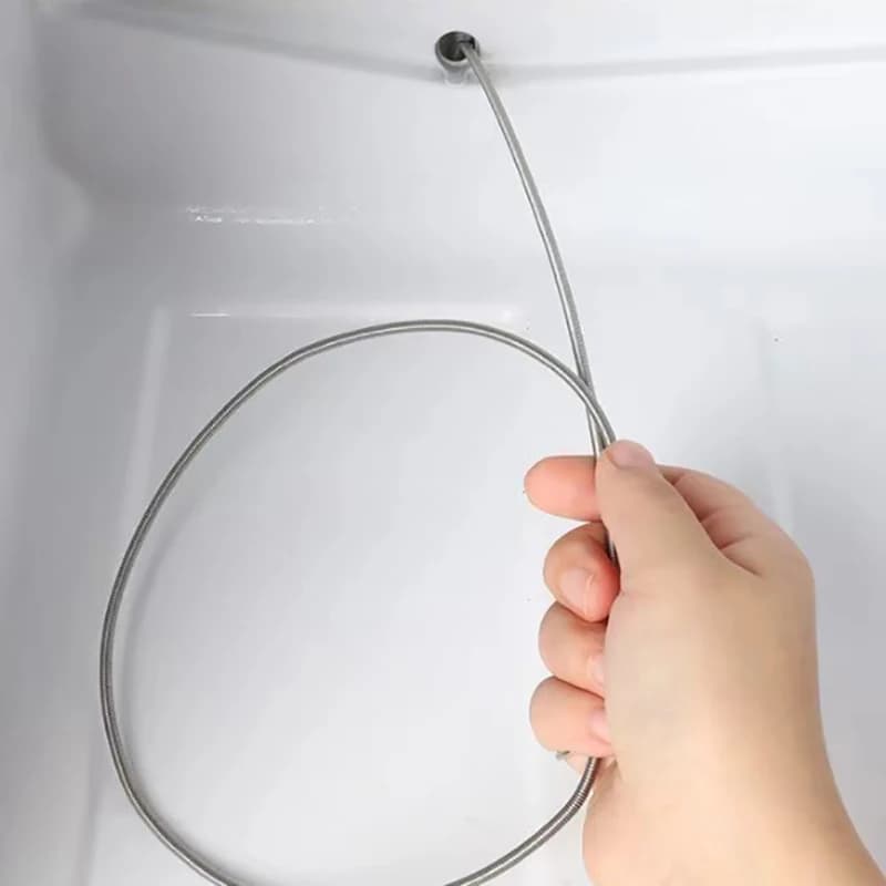 All-inclusive Cleaning Tools Set with Anti-Clog Feature- Brush, Hose, Syringe, Fridge Drain Hole Cleanser and more
