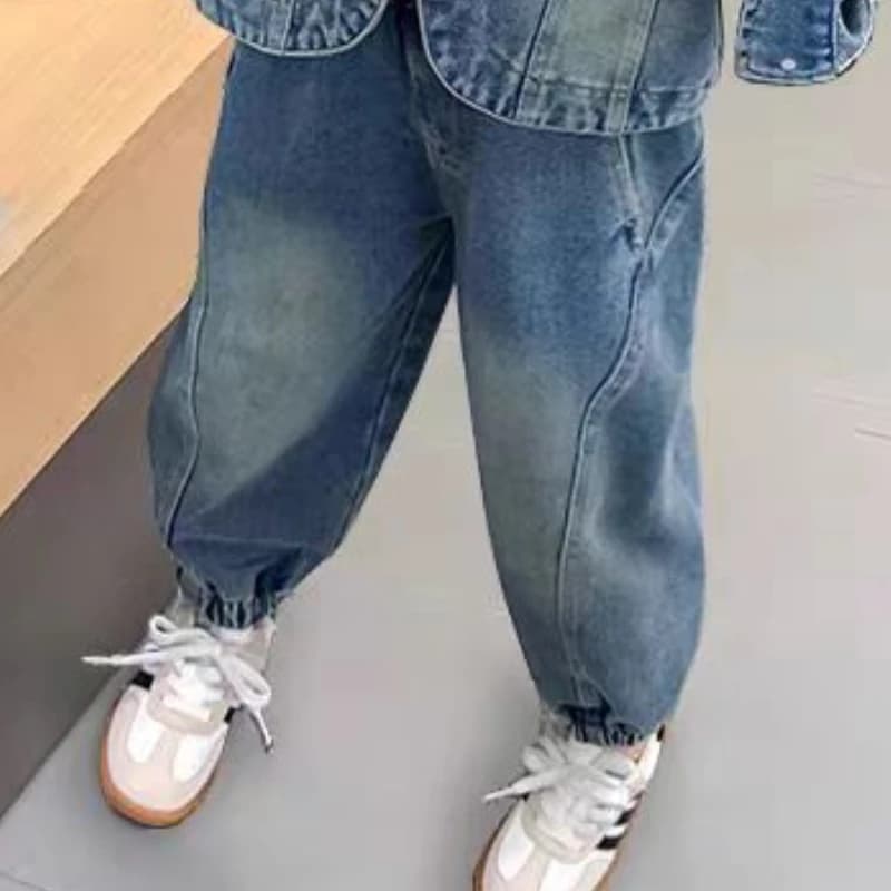 Baby Girls Denim Jacket And Pants Set