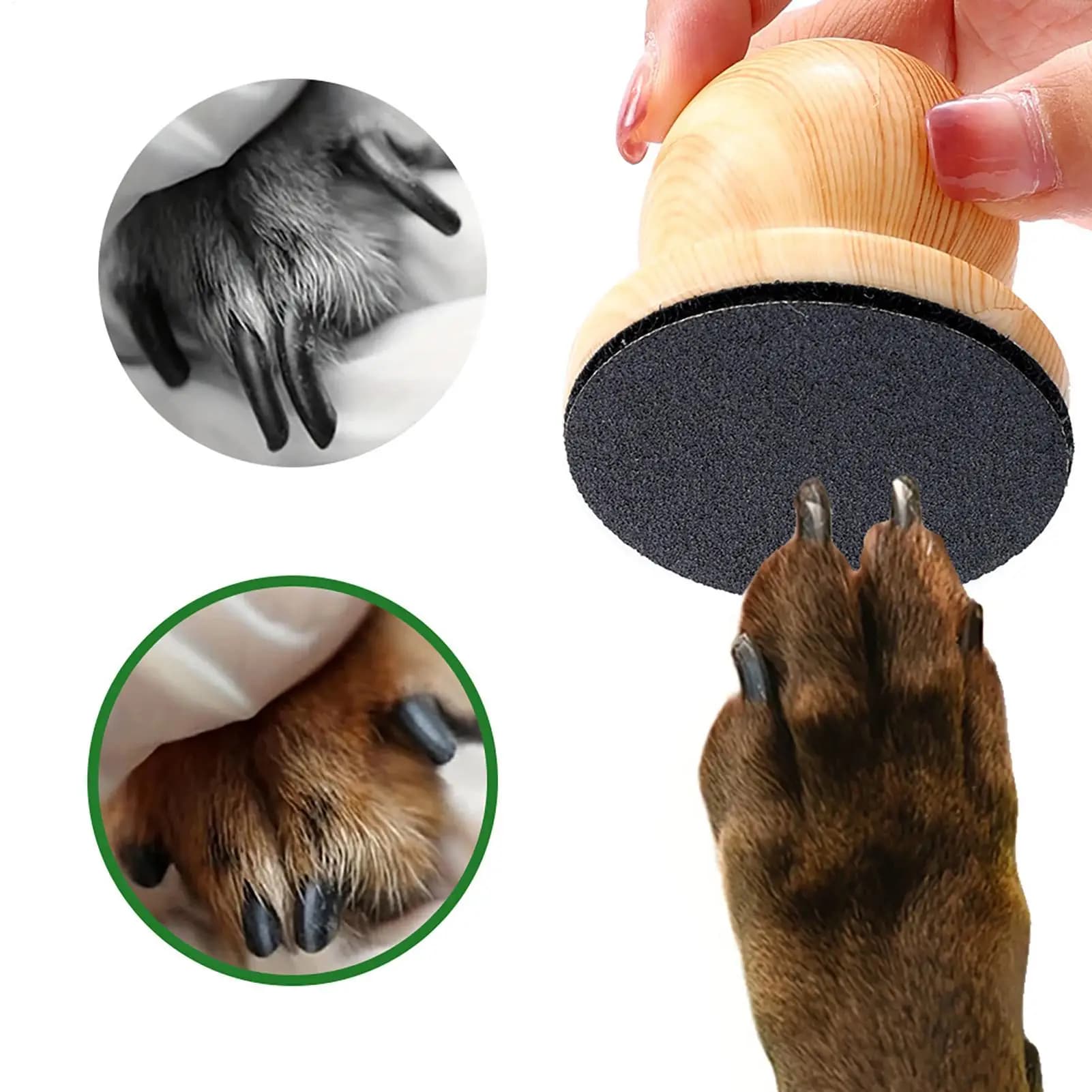 Dog and Cat Nail File with Replaceable Pads