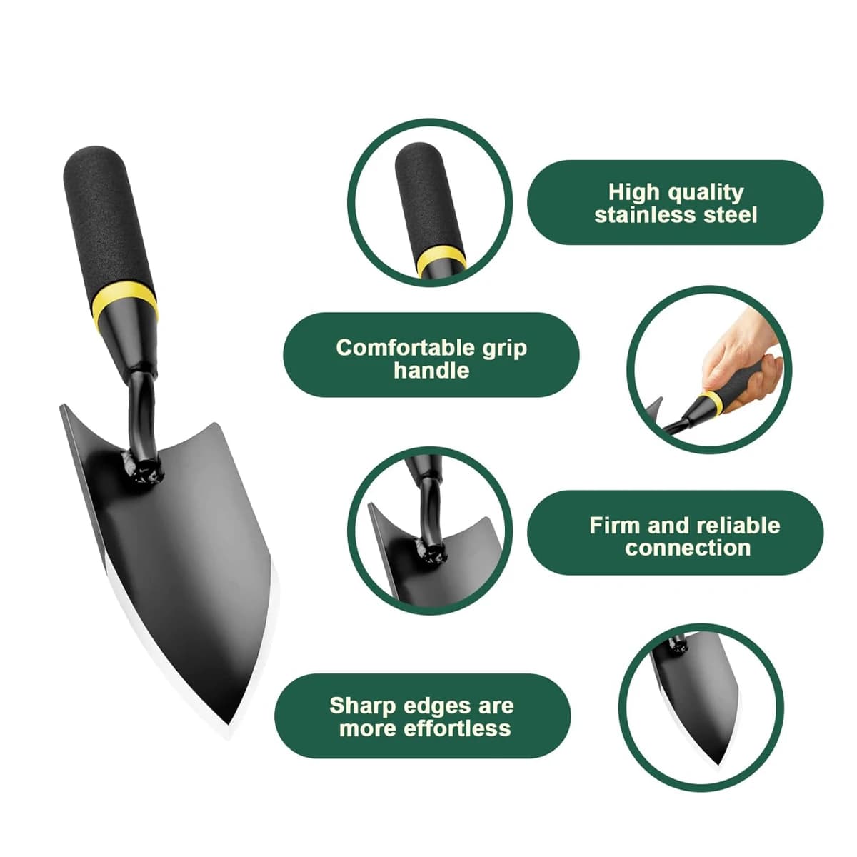 Hand Garden Shovel Stainless Steel