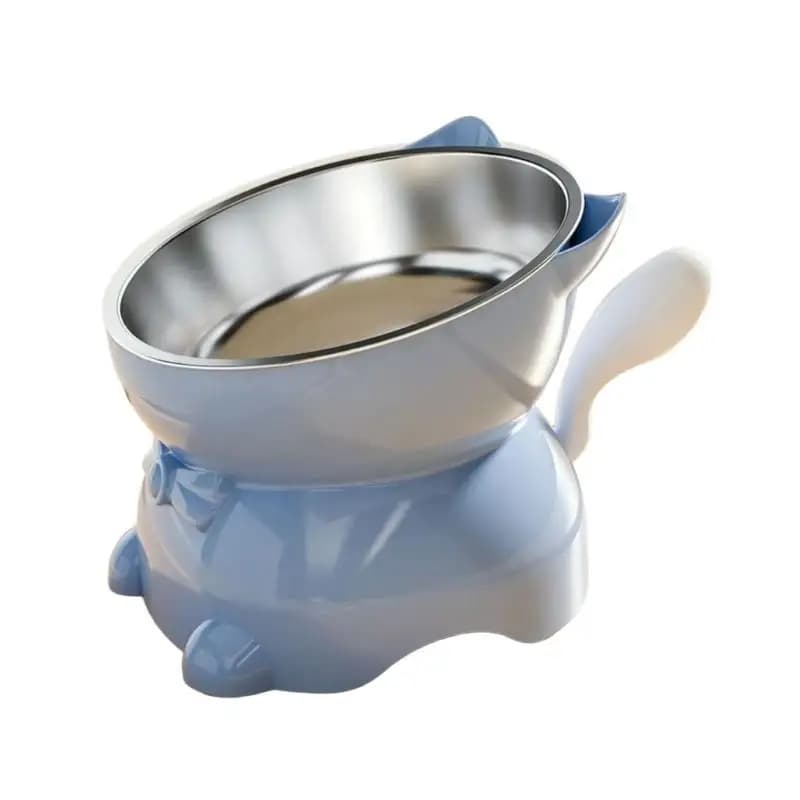 Elevated Stainless Steel Pet Feeding Bowl