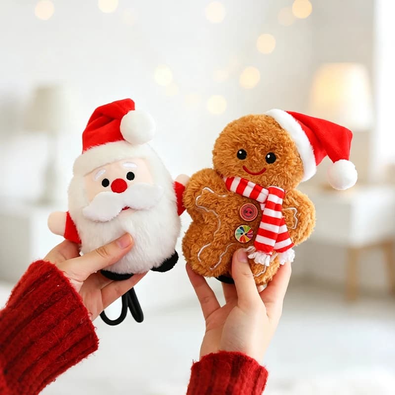 Plush Holiday Character Keychains