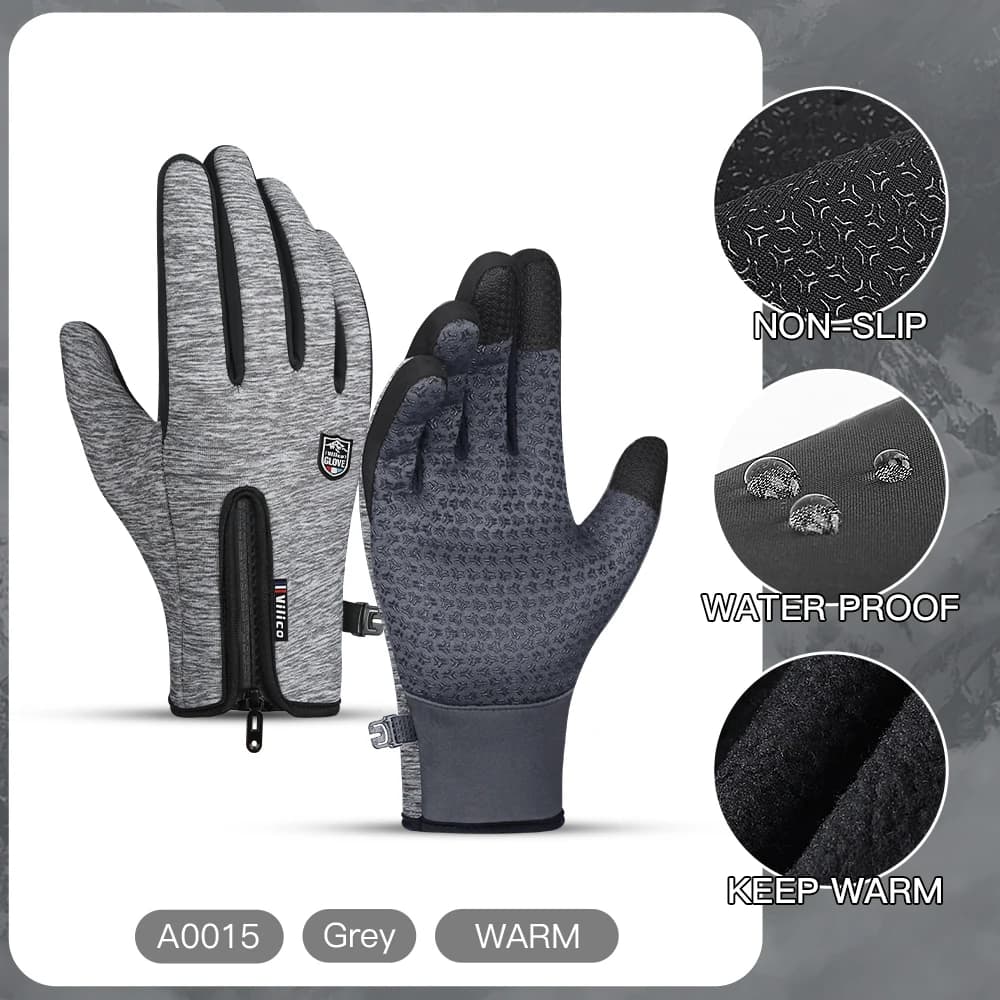 Winter Sports Touchscreen Gloves