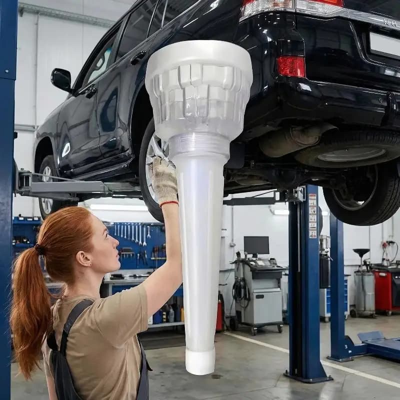 Universal Oil Filter Removal Tool and Funnel