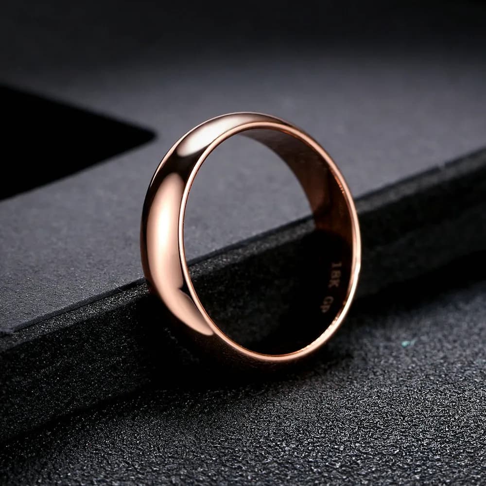 Gold-Tone Promise Rings for Couples