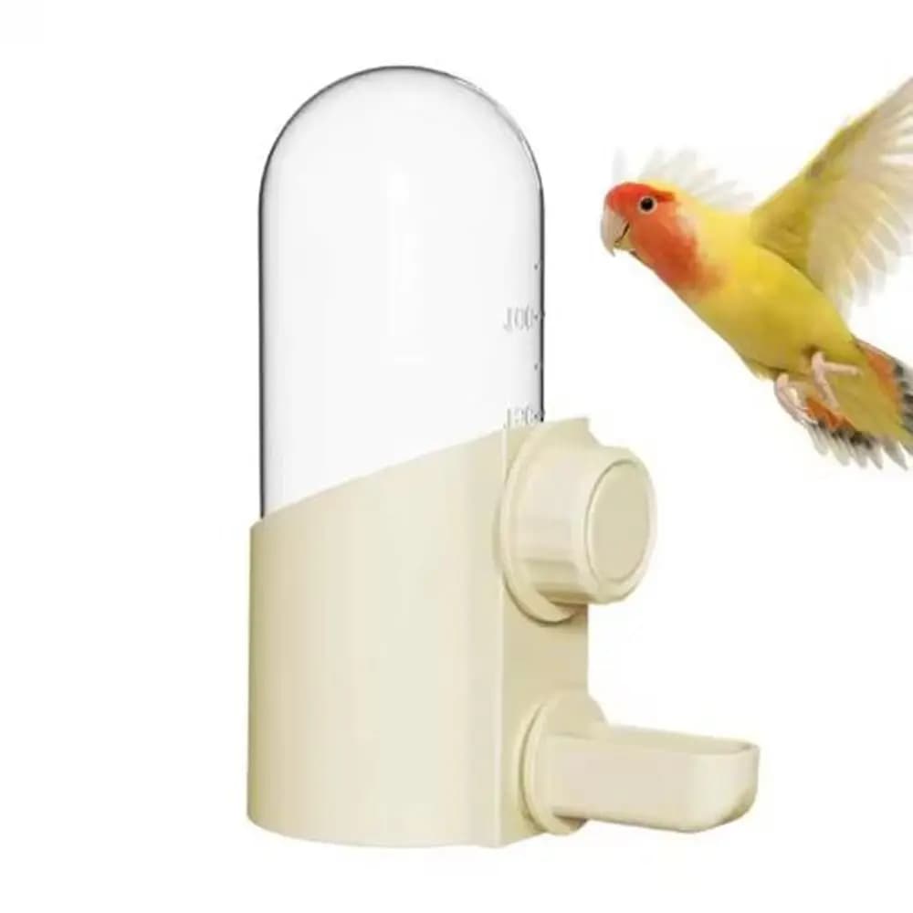 Bird Water Feeder Bottle 250ml Splash-Proof