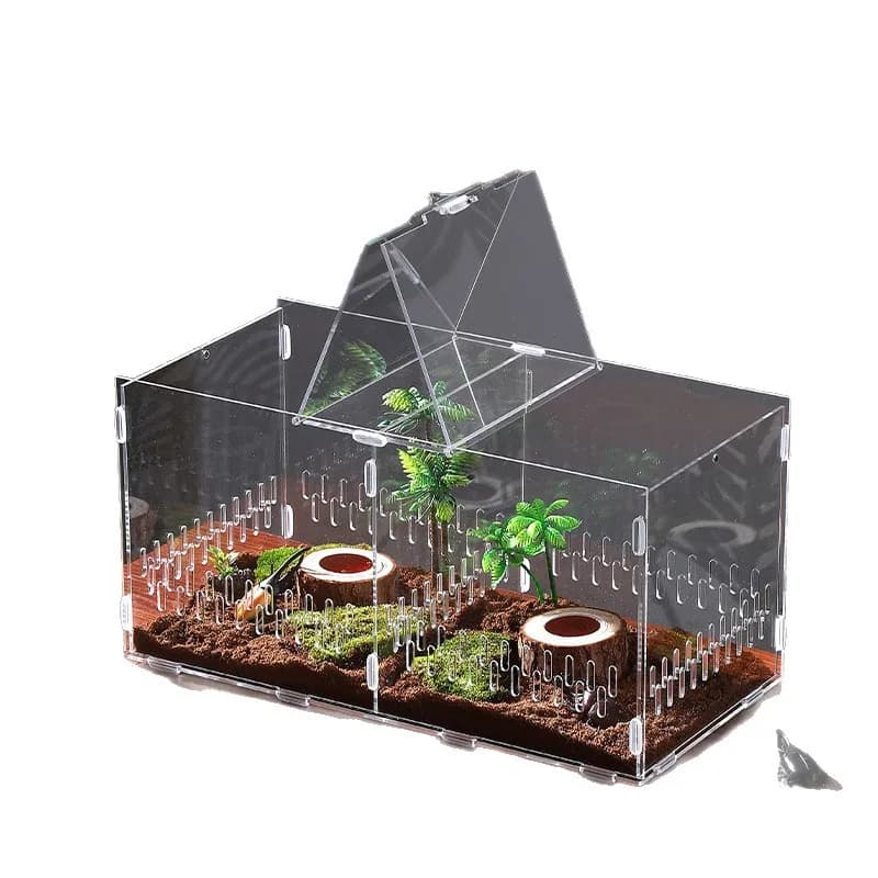 Acrylic Reptile Terrarium Breeding Tank