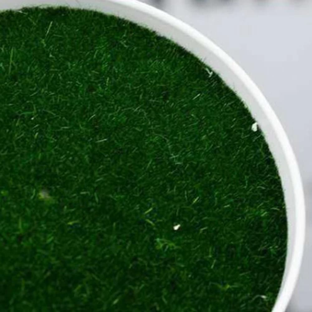 Artificial Plant Pot with Grass Base