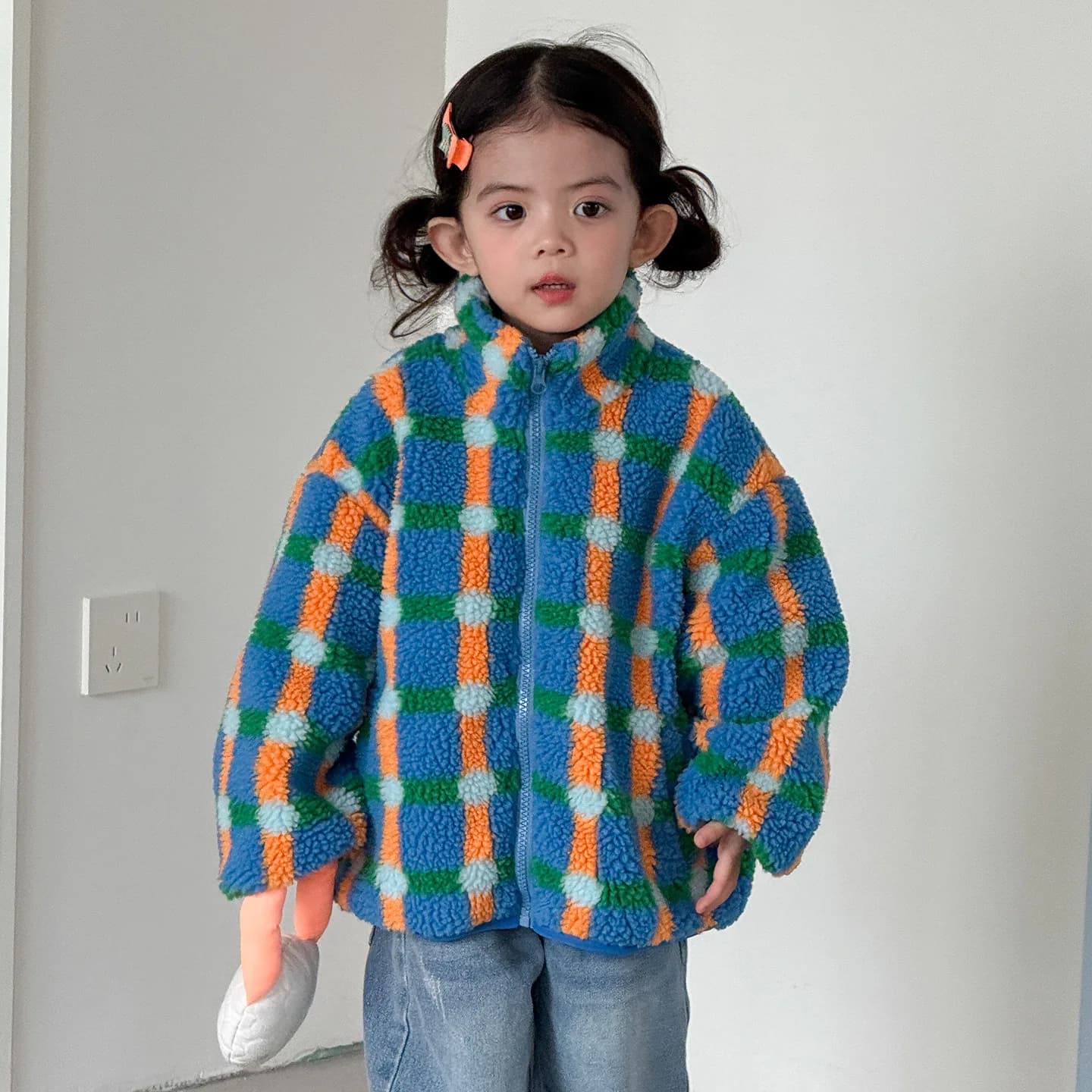 Kids Winter Jacket with Thickened Lining