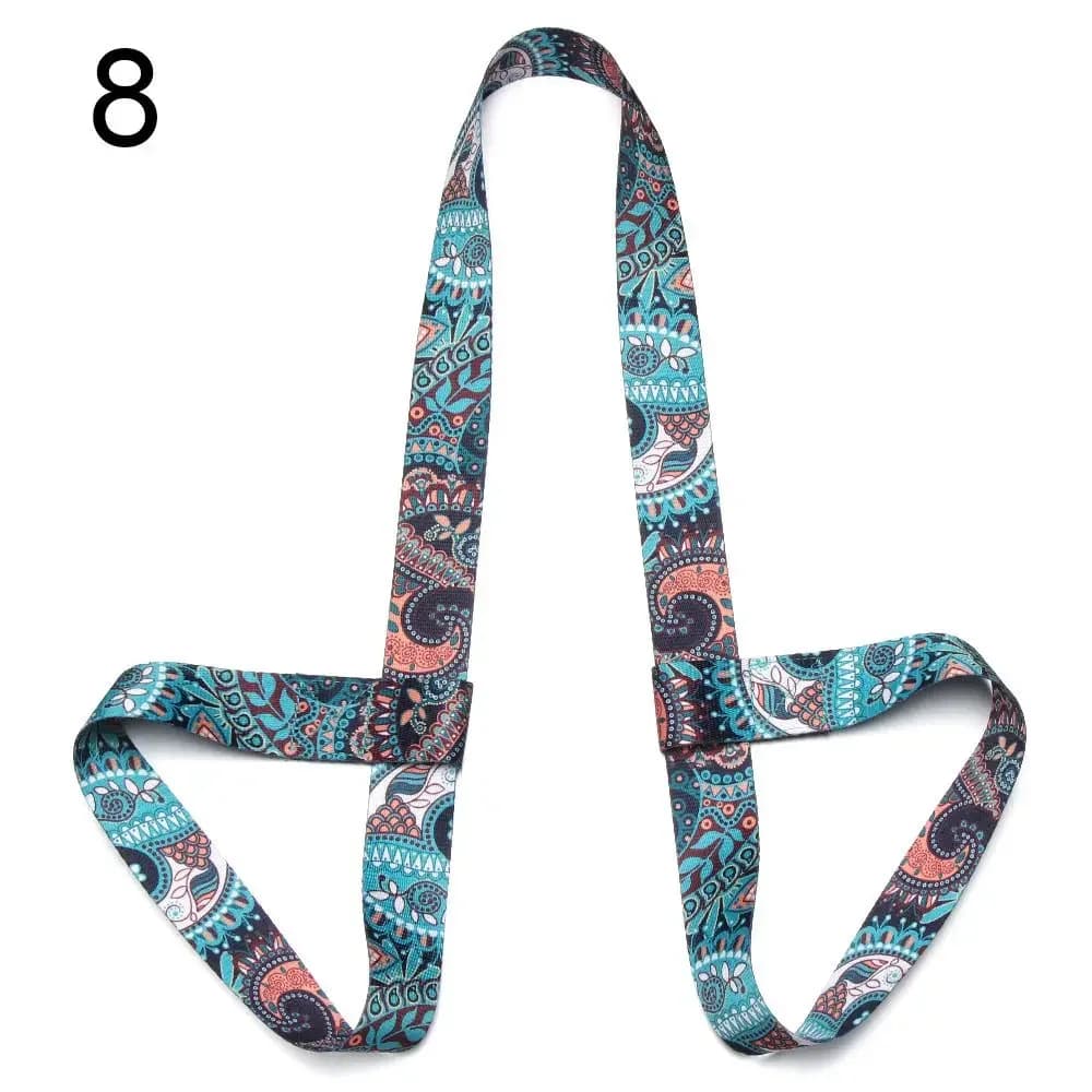 Fitness Adjustable Sports Accessories Yoga Belt Sport Sling Shoulder Yoga Mat Strap Belts Carry Straps