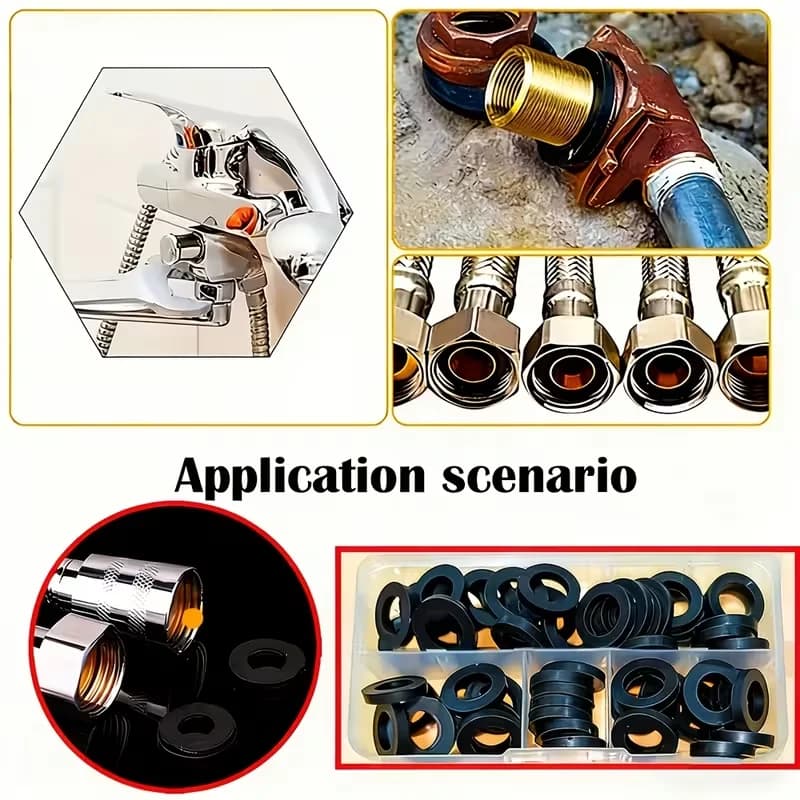Universal Rubber O-Ring Gasket Washer Pack
