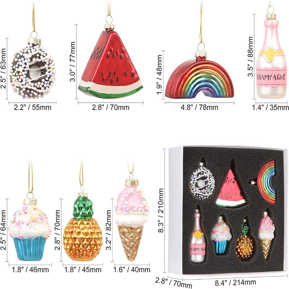 Novelty Christmas Tree Ornaments Hanging Baubles