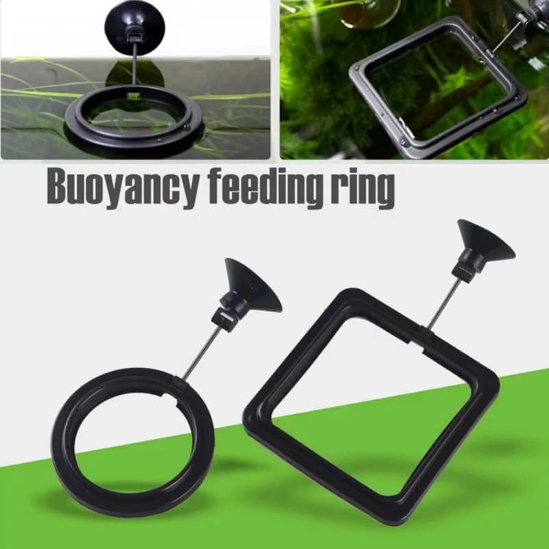 Aquarium Floating Feeding Ring with Suction Cup